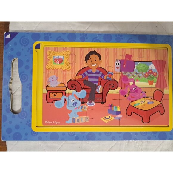 Melissa & Doug Blue's Clues & You! 2-15 Piece TakeAlong Magnetic Jigsaw Puzzles - Picture 3 of 10